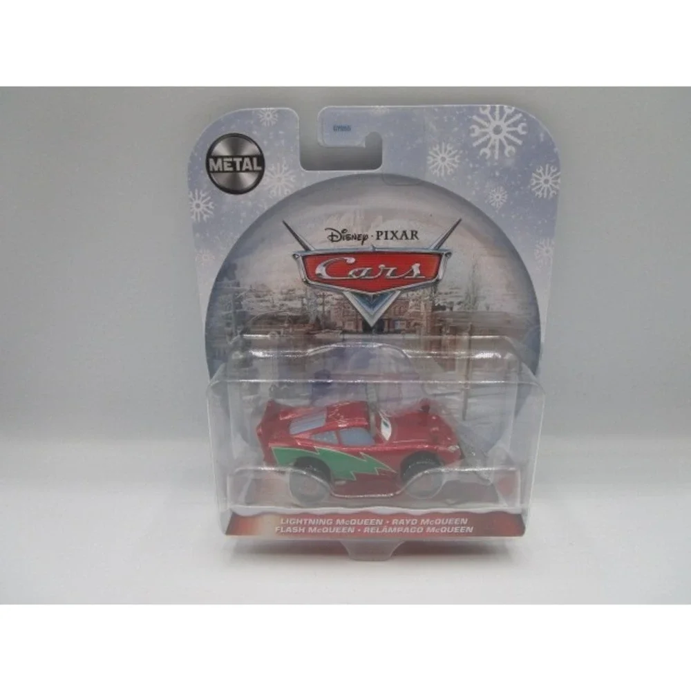 Disney Pixar Cars Winter Series Lightning McQueen With Plow Die Cast Car